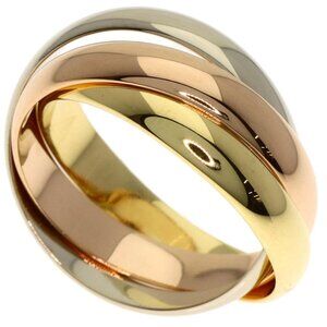 Cartier Trinity 51 Ring 18K Yellow Gold 18K Pink White